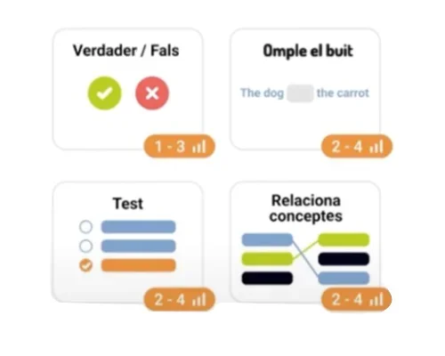 Activitats de repàs amb Kai
